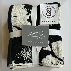🎁2PC LOFT Hand Towel Set -Cotton- BLACK MILK IN BLOOM